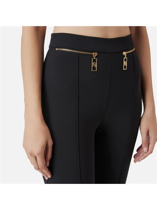 Straight crepe trousers with zip ELISABETTA FRANCHI | PA03646E2.110